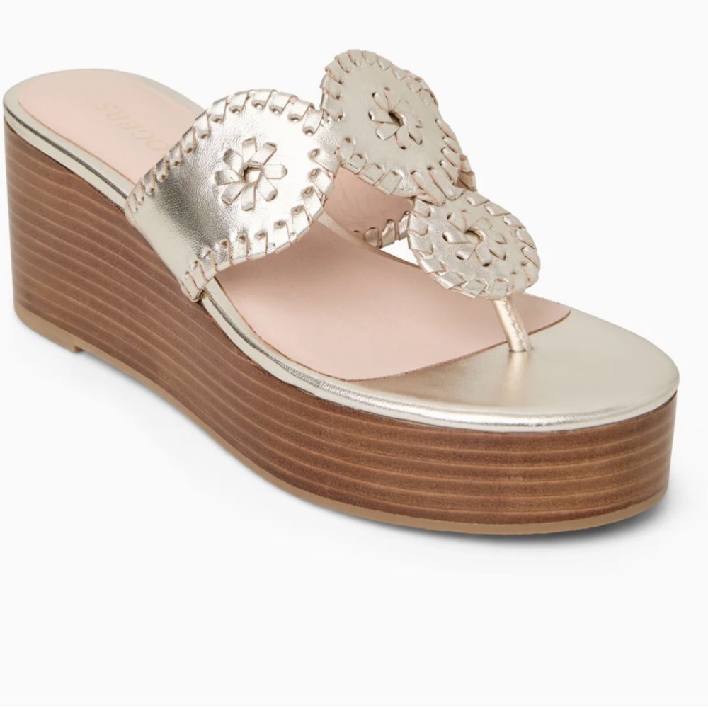 Jack Rogers Sandal: Elegant Sandals with Medallion Details